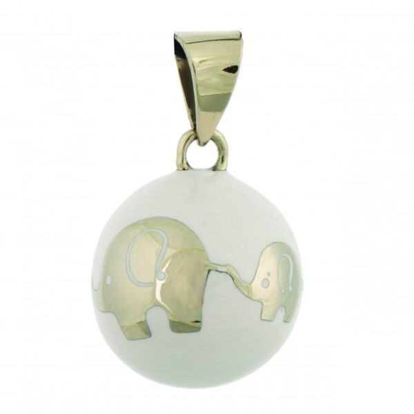 Těhotenská rolnička ESSENTIALS White elephant