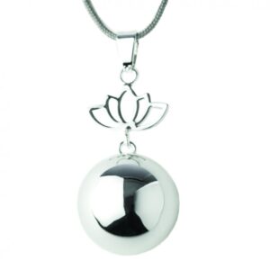 Těhotenská rolnička FANTASY Silver lotus