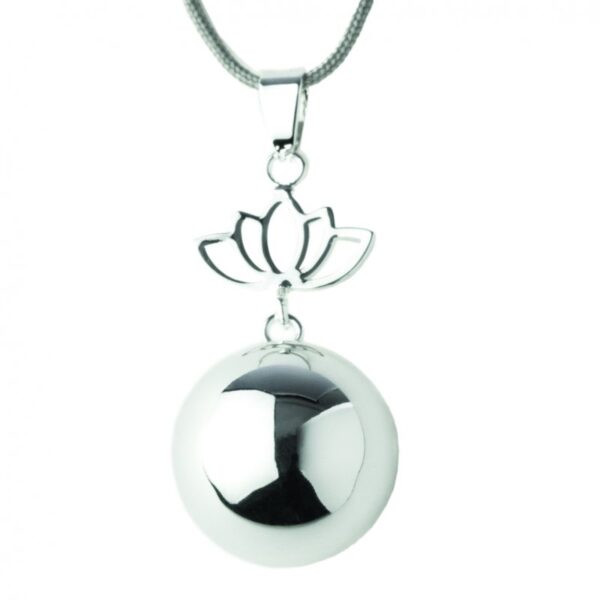 Těhotenská rolnička FANTASY Silver lotus