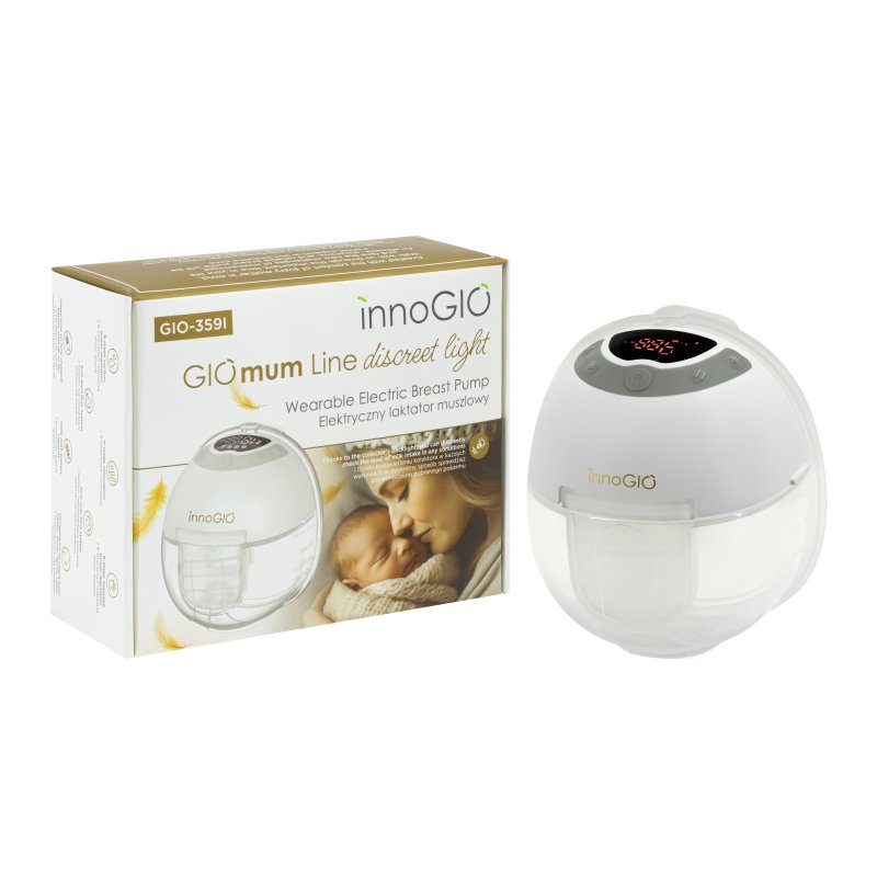 Přenosná elektrická odsávačka mateřského mléka GIOmum Line Discreet Light Single