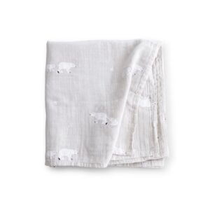 Mušelínová plena 120x120cm Polaris Grey