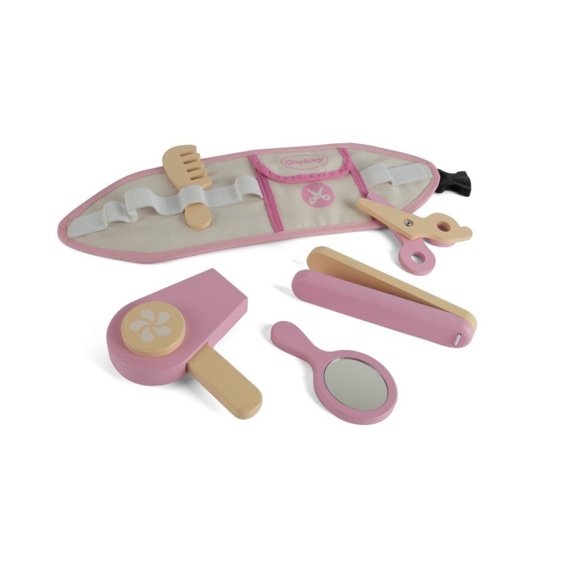 Playful Wood dřevěná kadeřnická sada 6ks 36m+