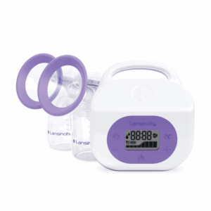 Dobíjecí elektrická dvojitá odsávačka mateřského mléka 2v1