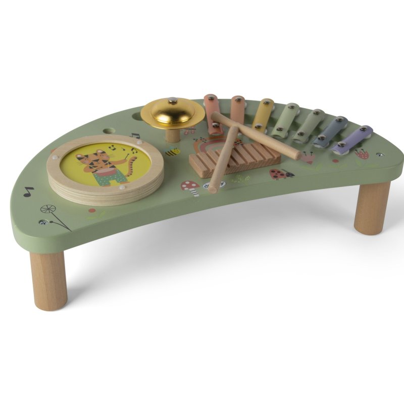 Playful Wood dřevěný hudební stoleček 3ks 36m+