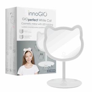 Kosmetické zrcátko GIOperfect White Cat