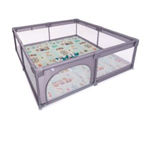 Ohrádka Playpark Grey s matrací