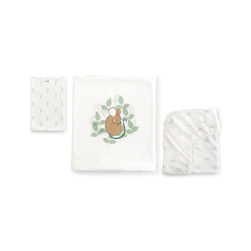 3-dílná bavlněná sada do postýlky 60x120cm Spring Cottage