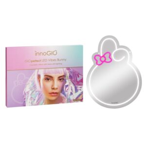 Zrcátko s neonovým LED podsvícením Vibes Bunny GIO-759BN