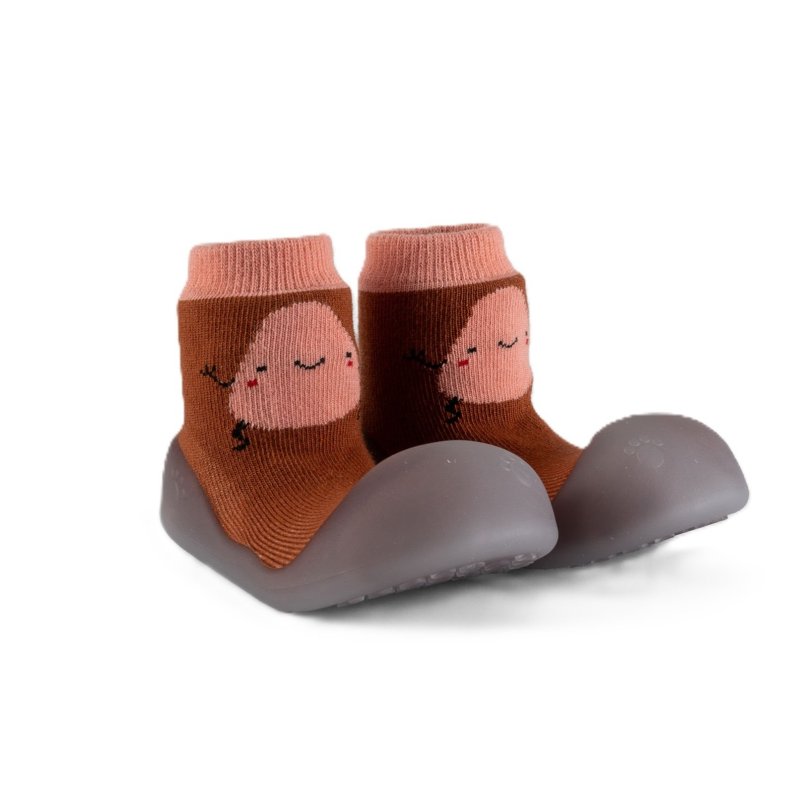 Ponožkové botičky Chameleon Brown Potato vel. 135