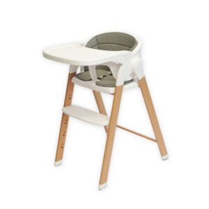 Jídelní židlička Grow With Me Pure White