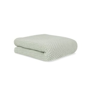 Dětská pletená deka organická bavlna 70x90cm Mint