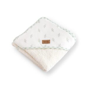 Dětská bavlněná osuška s kapucí 100x100cm Spring Cottage II.